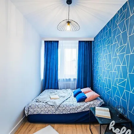 Hello Bzowa Niebieski Lägenhet