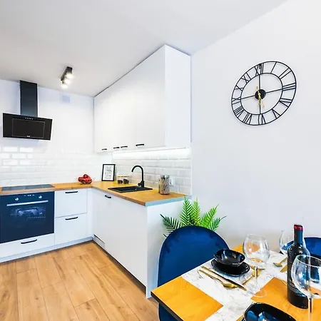 Apartament Hello Bzowa Niebieski Gdańsk