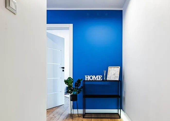 Hello Bzowa Niebieski Lägenhet