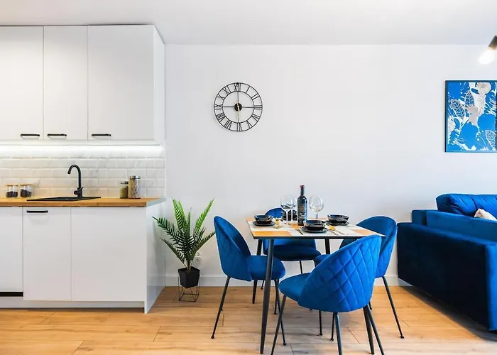 Hello Bzowa Niebieski Lägenhet *